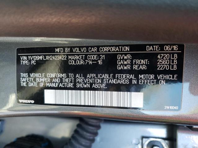 Photo 9 VIN: YV126MFLXH2423422 - VOLVO S60 