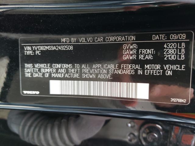 Photo 9 VIN: YV1382MS9A2492508 - VOLVO S40 2.4I 