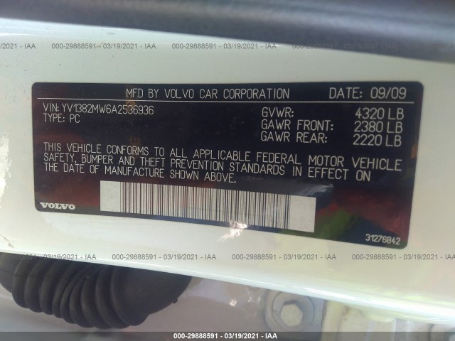 Photo 8 VIN: YV1382MW6A2536936 - VOLVO V50 