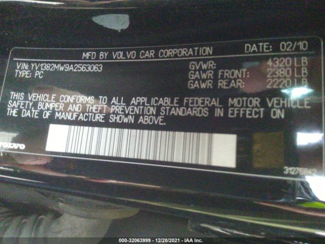 Photo 8 VIN: YV1382MW9A2563063 - VOLVO V50 2.4I 