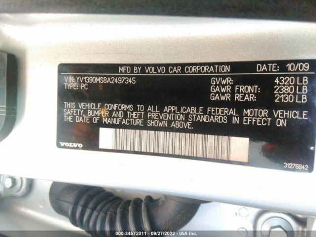 Photo 8 VIN: YV1390MS8A2497345 - VOLVO S40 