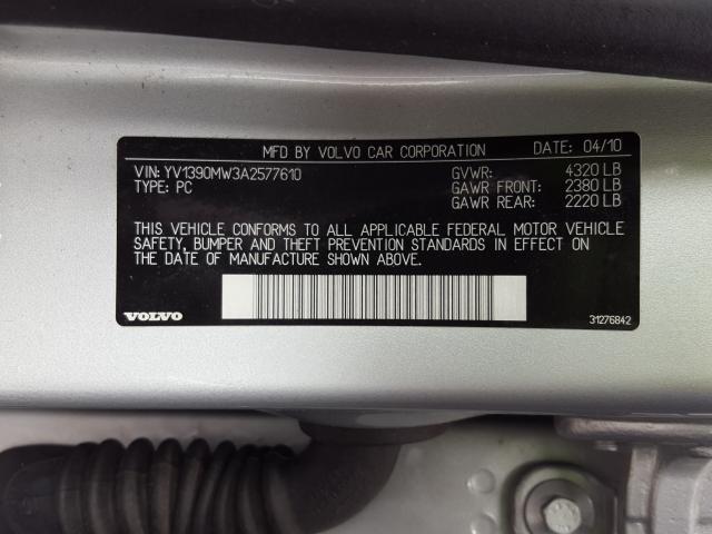 Photo 9 VIN: YV1390MW3A2577610 - VOLVO V50 2.4I 