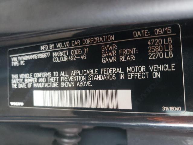 Photo 9 VIN: YV140MAM1G1196877 - VOLVO S80 PLATIN 