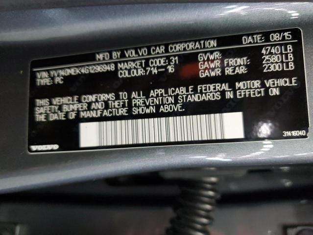 Photo 11 VIN: YV140MEK4G1296948 - VOLVO V60 T5 PRE 