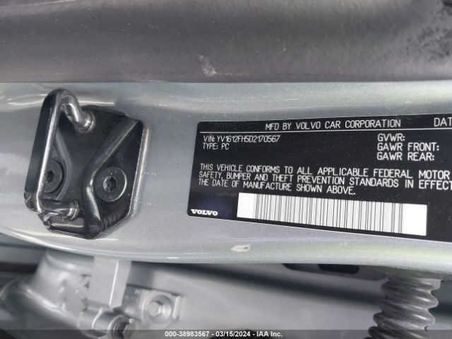 Photo 8 VIN: YV1612FH5D2170567 - VOLVO S60 