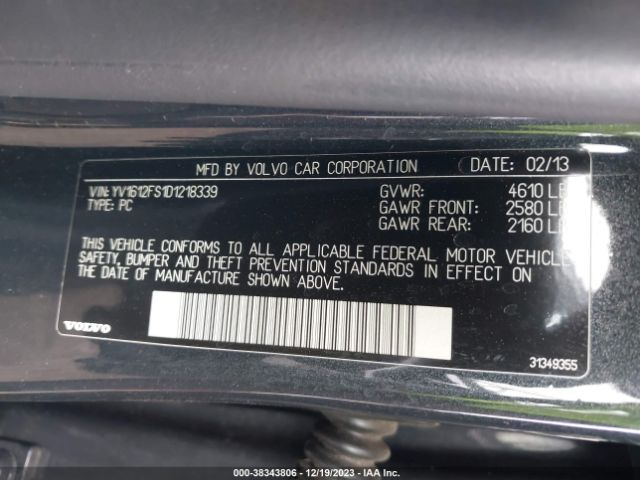 Photo 8 VIN: YV1612FS1D1218339 - VOLVO S60 