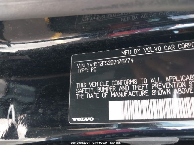 Photo 8 VIN: YV1612FS2D2176774 - VOLVO S60 