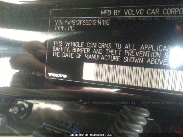 Photo 8 VIN: YV1612FS5D1214116 - VOLVO S60 