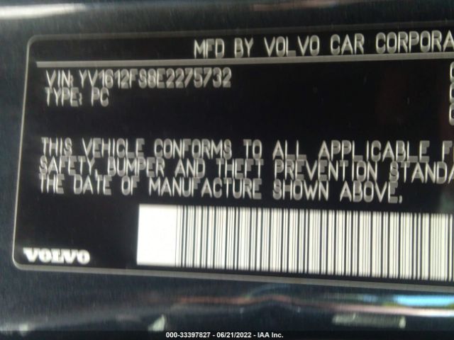 Photo 8 VIN: YV1612FS8E2275732 - VOLVO S60 