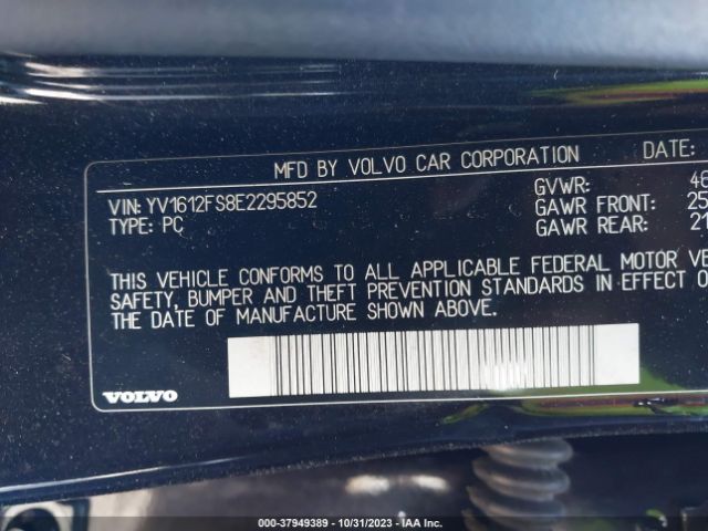 Photo 8 VIN: YV1612FS8E2295852 - VOLVO S60 