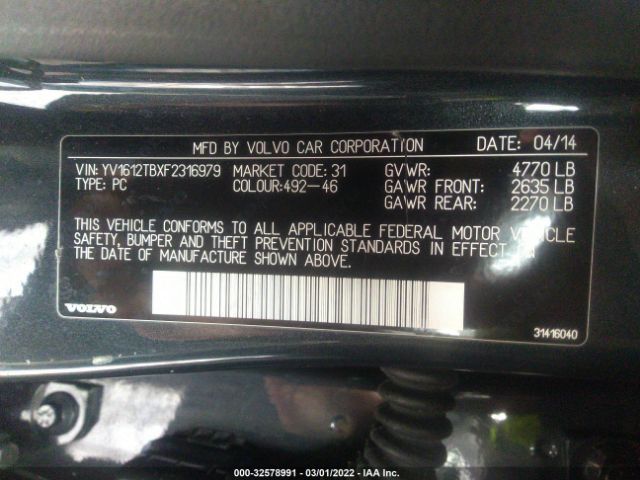 Photo 8 VIN: YV1612TBXF2316979 - VOLVO S60 