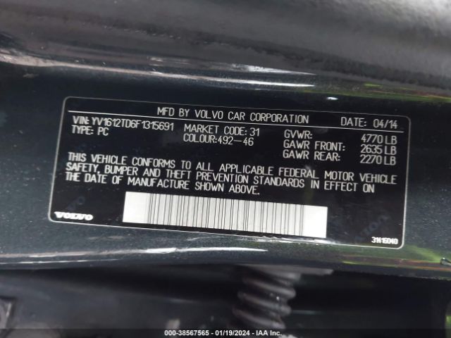 Photo 8 VIN: YV1612TD6F1315691 - VOLVO S60 