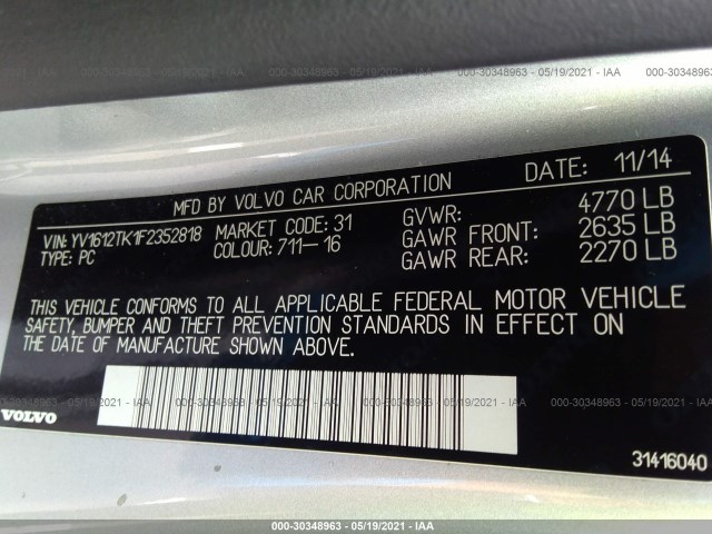 Photo 8 VIN: YV1612TK1F2352818 - VOLVO S60 