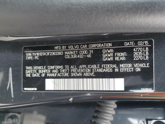 Photo 11 VIN: YV1612TK3F2363383 - VOLVO S60 