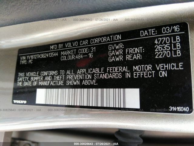 Photo 8 VIN: YV1612TK9G2413544 - VOLVO S60 