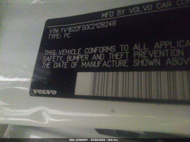 Photo 8 VIN: YV1622FS0C2128248 - VOLVO S60 