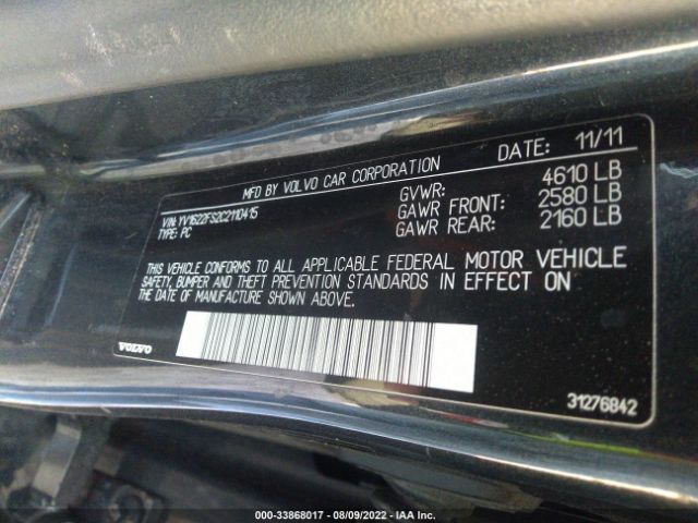 Photo 8 VIN: YV1622FS2C2110415 - VOLVO S60 