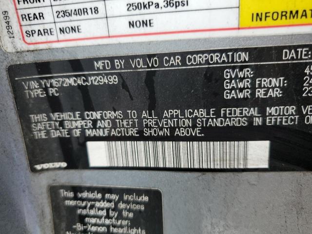 Photo 9 VIN: YV1672MC4CJ129499 - VOLVO C70 T5 