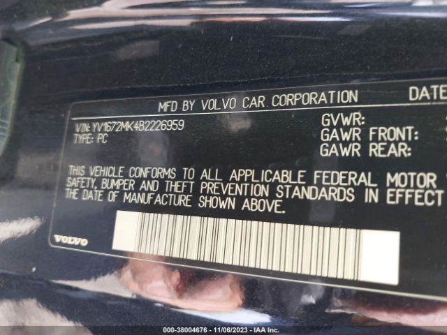 Photo 8 VIN: YV1672MK4B2226959 - VOLVO C30 