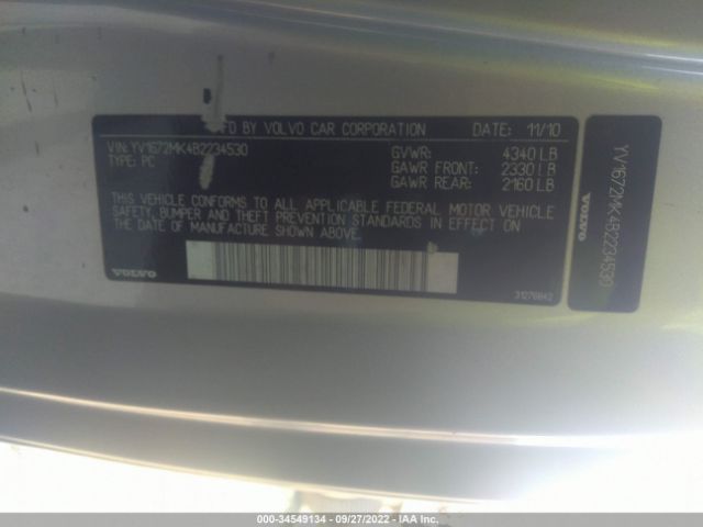 Photo 8 VIN: YV1672MK4B2234530 - VOLVO C30 