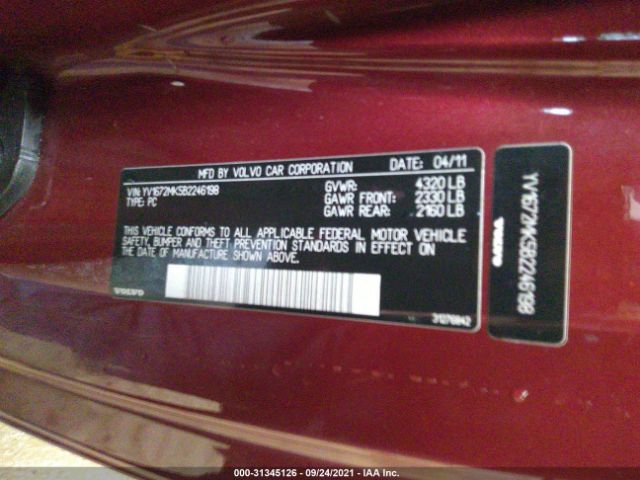 Photo 8 VIN: YV1672MK5B2246198 - VOLVO C30 