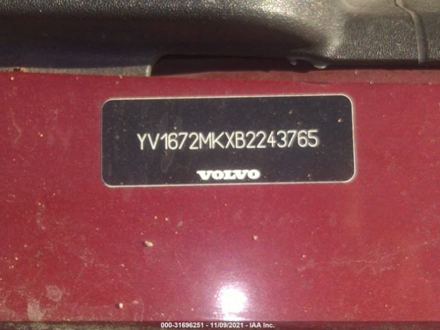 Photo 8 VIN: YV1672MKXB2243765 - VOLVO C30 