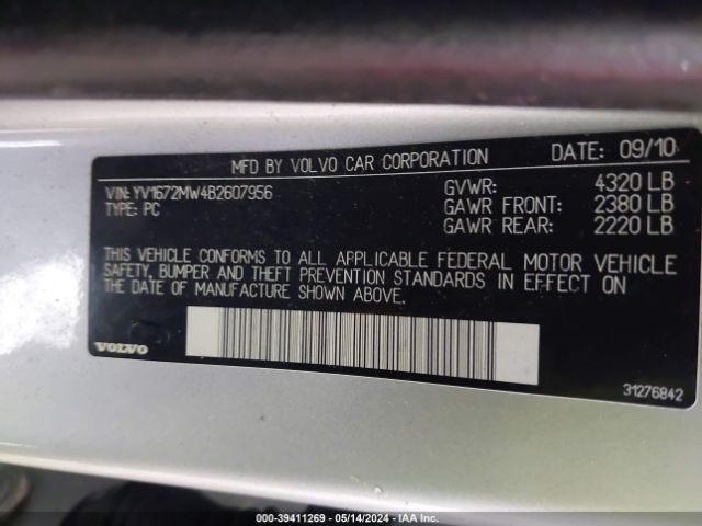 Photo 8 VIN: YV1672MW4B2607956 - VOLVO V50 