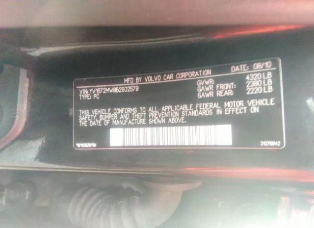 Photo 8 VIN: YV1672MW8B2602579 - VOLVO V50 