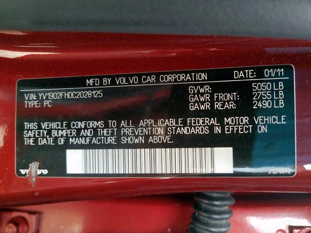 Photo 9 VIN: YV1902FH0C2028125 - VOLVO S60 T6 