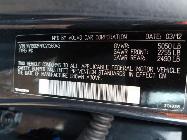 Photo 9 VIN: YV1902FH1C2136043 - VOLVO S60 T6 