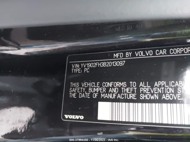 Photo 8 VIN: YV1902FH3B2013097 - VOLVO S60 