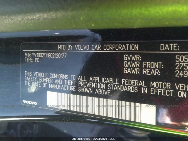 Photo 8 VIN: YV1902FH8C2120177 - VOLVO S60 