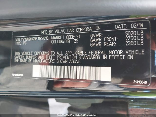 Photo 8 VIN: YV1902MC9F1183015 - VOLVO S80 