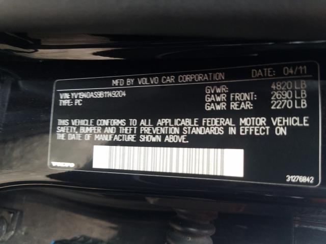 Photo 9 VIN: YV1940AS9B1149204 - VOLVO S80 3.2 