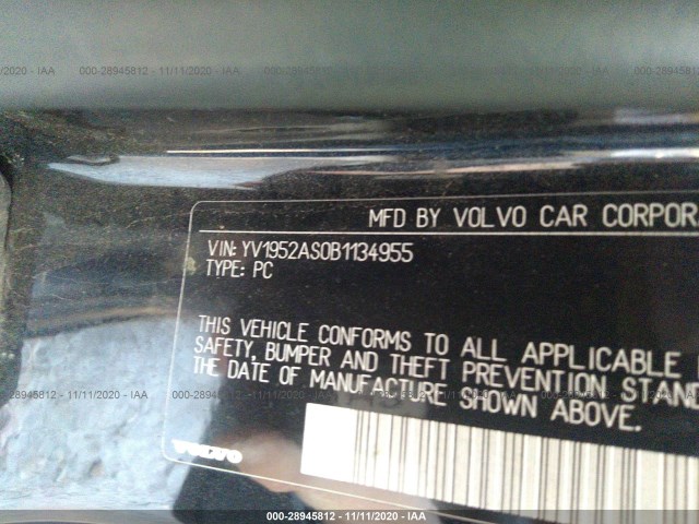 Photo 8 VIN: YV1952AS0B1134955 - VOLVO S80 