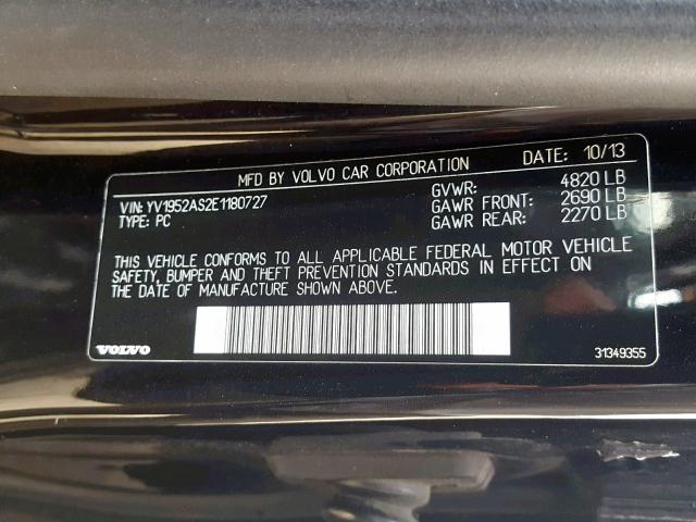 Photo 9 VIN: YV1952AS2E1180727 - VOLVO S80 3.2 