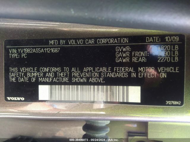 Photo 8 VIN: YV1982AS5A1121687 - VOLVO S80 