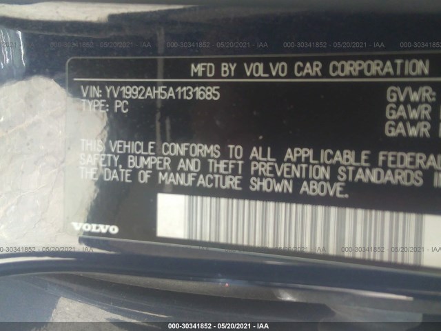 Photo 8 VIN: YV1992AH5A1131685 - VOLVO S80 