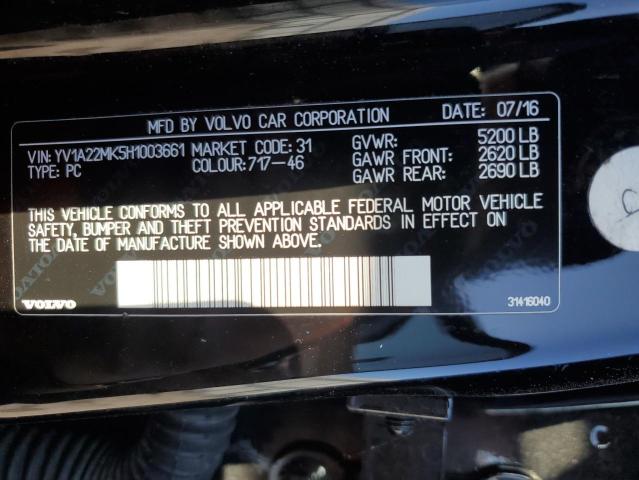 Photo 11 VIN: YV1A22MK5H1003661 - VOLVO S90 T6 MOM 