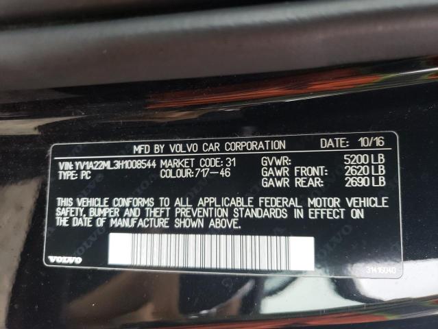 Photo 11 VIN: YV1A22ML3H1008544 - VOLVO S90 