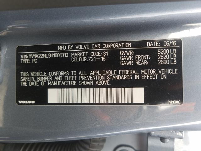 Photo 9 VIN: YV1A22ML9H1001310 - VOLVO S90 T6 INS 