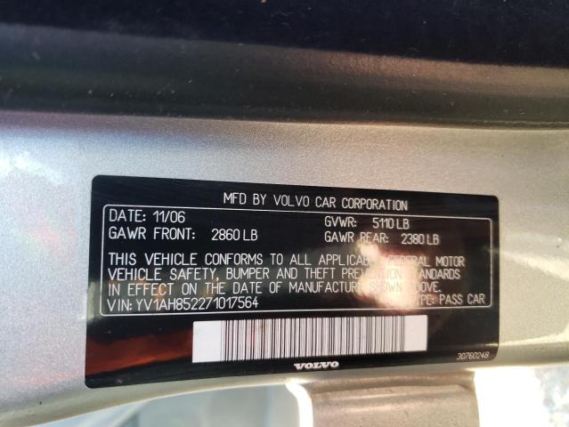 Photo 11 VIN: YV1AH852271017564 - VOLVO S80 