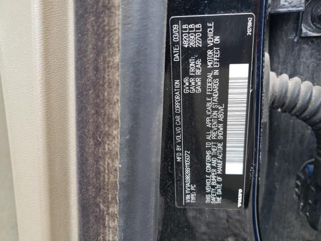 Photo 11 VIN: YV1AS982891105072 - VOLVO S80 