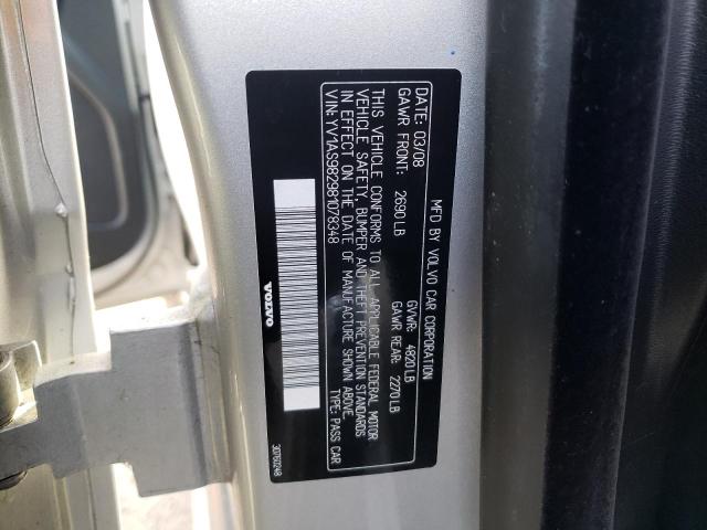 Photo 9 VIN: YV1AS982981078348 - VOLVO S80 3.2 