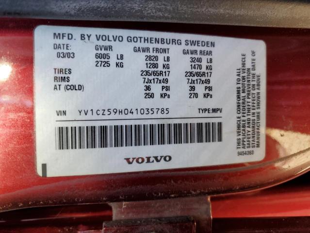 Photo 11 VIN: YV1CZ59H041035785 - VOLVO XC90 