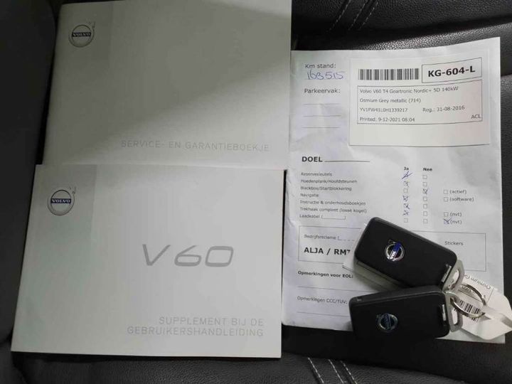 Photo 20 VIN: YV1FW41L0H1339217 - VOLVO V60 