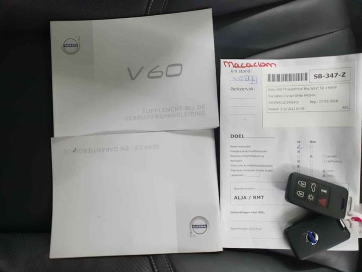 Photo 19 VIN: YV1FW41L0J2401412 - VOLVO V60 