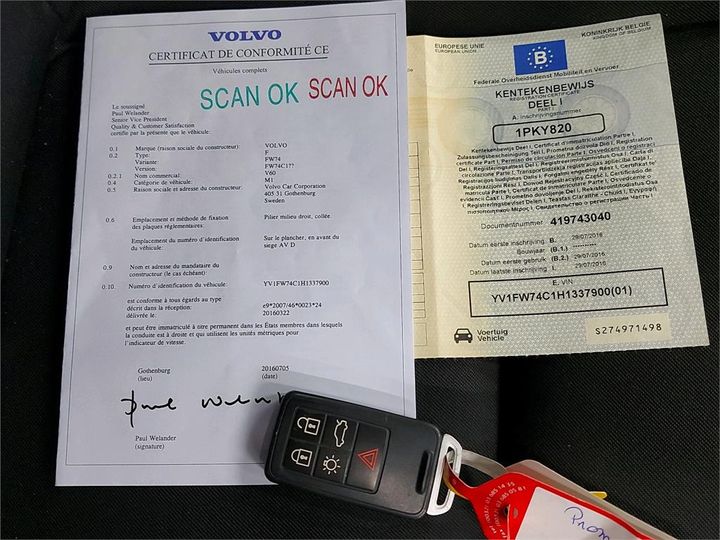 Photo 4 VIN: YV1FW74C1H1337900 - VOLVO V60 