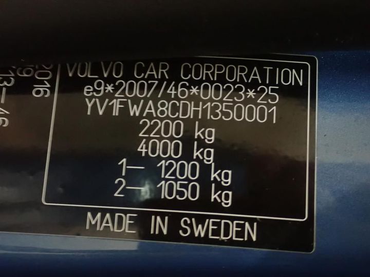 Photo 27 VIN: YV1FWA8CDH1350001 - VOLVO V60 