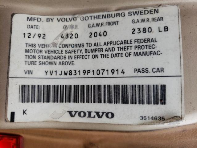 Photo 11 VIN: YV1JW8319P1071914 - VOLVO 940 